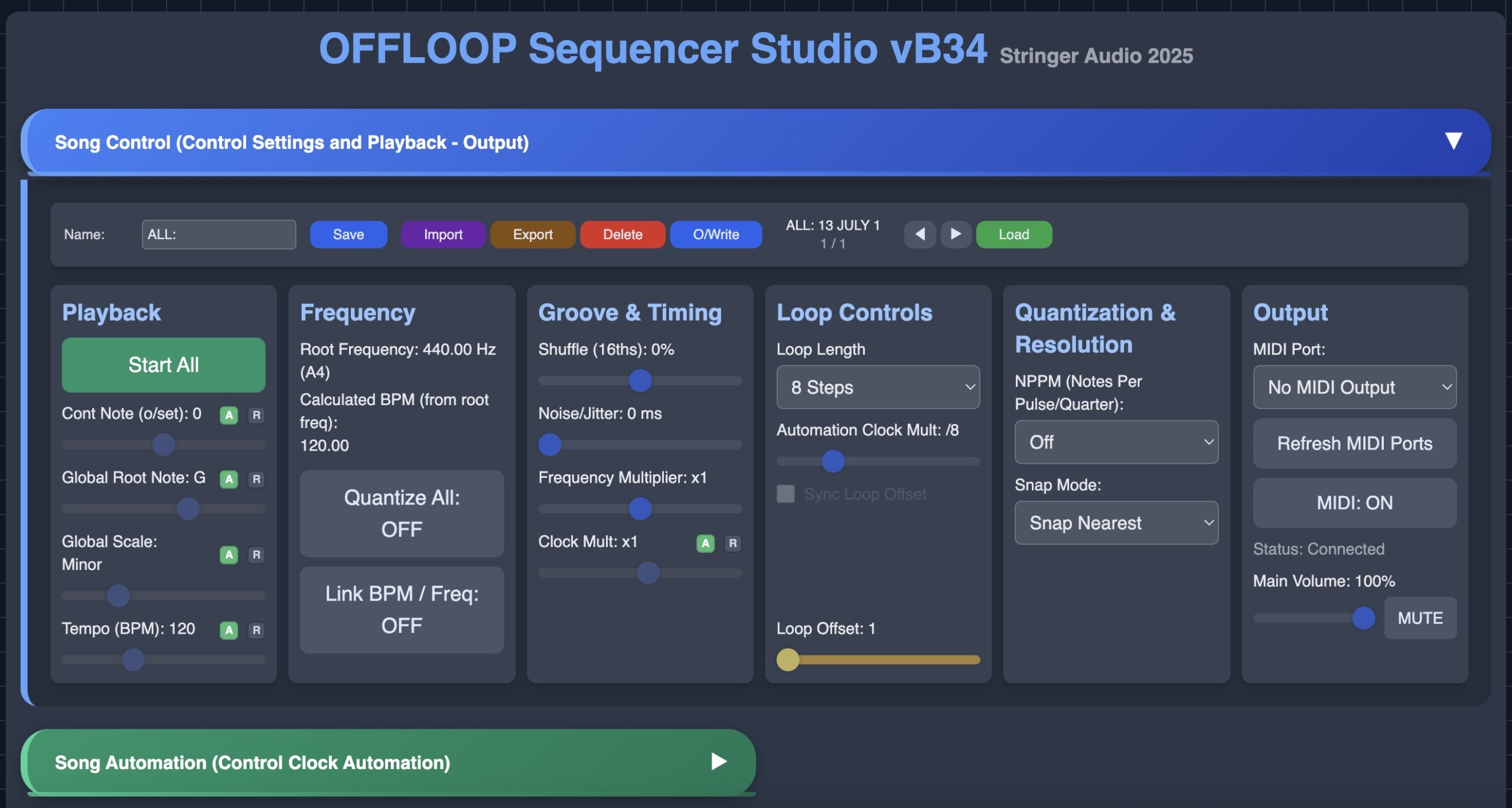 OFFLOOP Sequencer Studio
